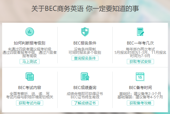 BEC中级商务英语