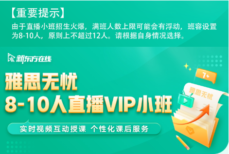 雅思VIP一对一小班