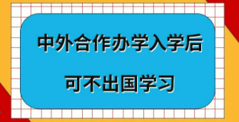 报考中外合作办学硕士一定要出国吗？