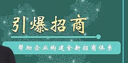 跟王昕学习引爆招商介绍