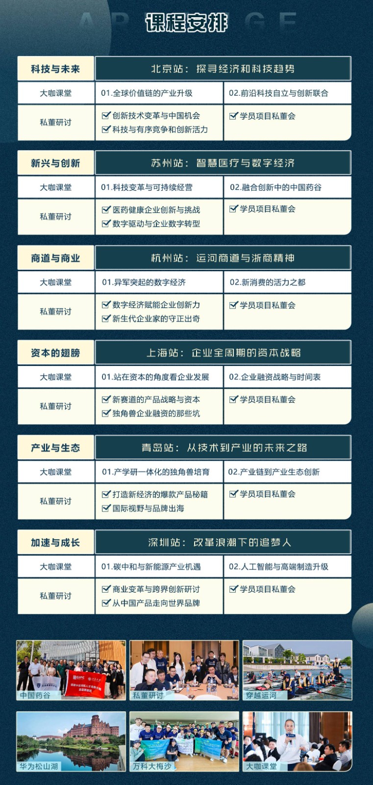 2024年9月5-7日北京运河私董会第三期未来产业CEO成长计划课程设置_王石_冯仑_周其仁