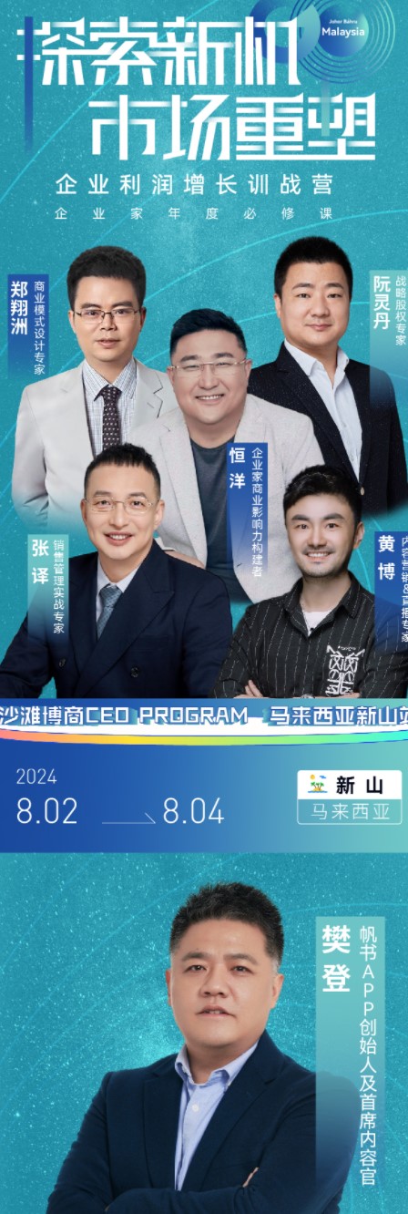 2024樊登的线下课程推荐