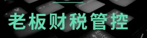 金财控股 老板财税管控标准制定者 2024年7月课表发布